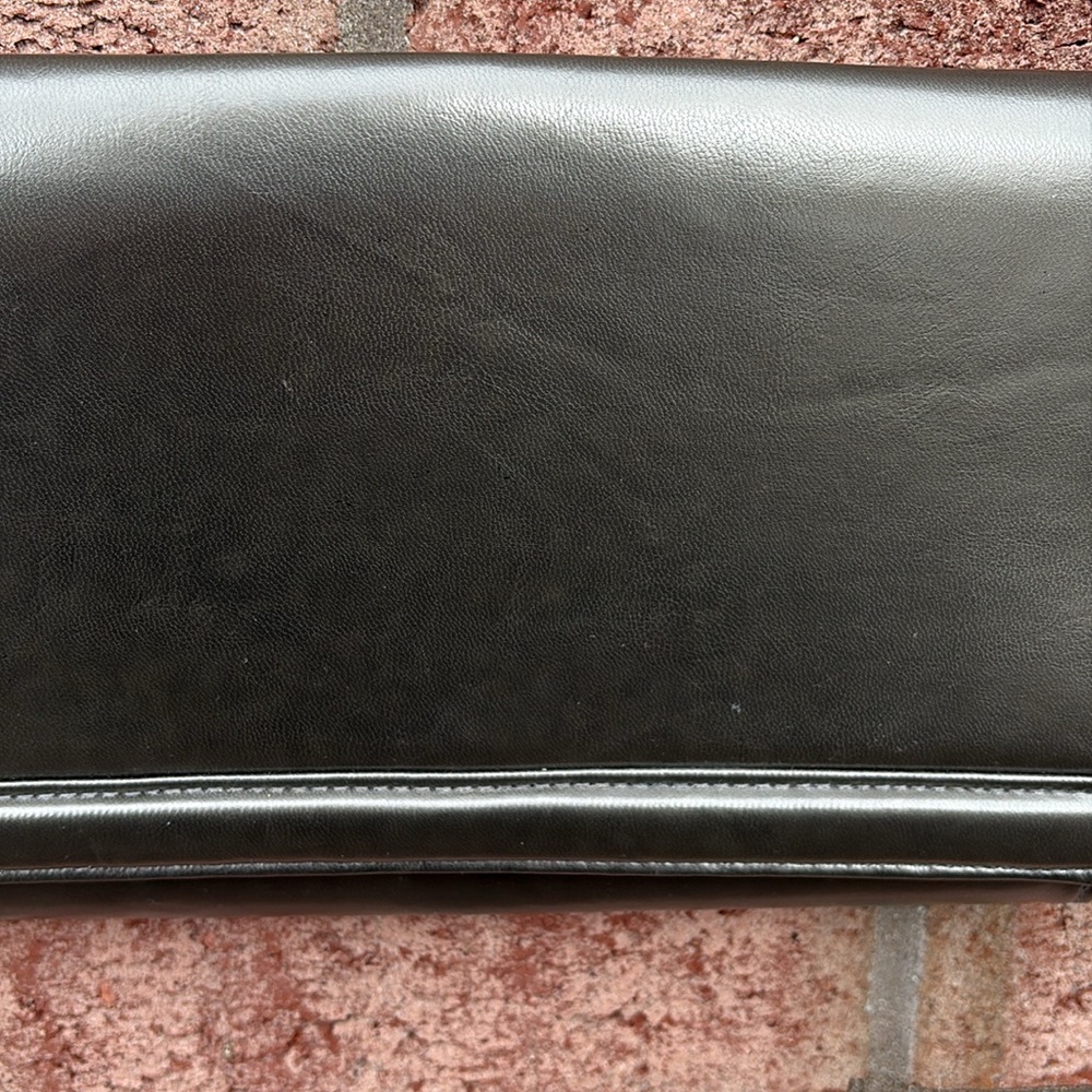 Vintage Ande Bronze Pewter Metallic Crossbody Clutch Bag Removable Strap Vintage - Picture 14 of 15